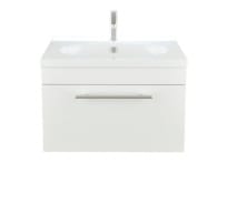 Комплект мебели GARDA DELLA 70 подвесной c ящиком тумба + раковина Next 70, Sanita Luxe, цвет белый