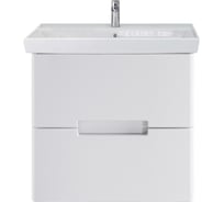 Тумба с раковиной в ванную RUVANN KANI 60 + Енисей 60 подвесная Т.KANI.П-60П-KIT-ENI