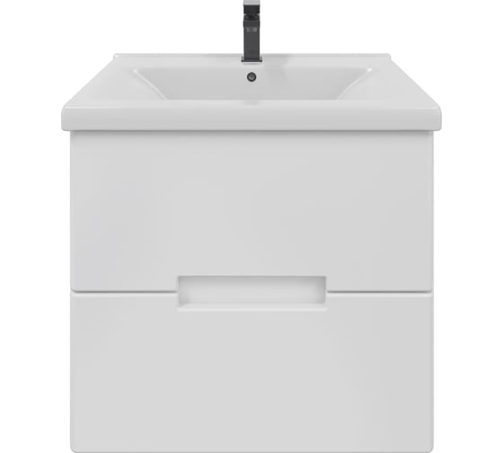 Тумба с раковиной в ванную RUVANN KANI 60 + Миранда 60 подвесная Т.KANI.П-60П-KIT-MIR 1