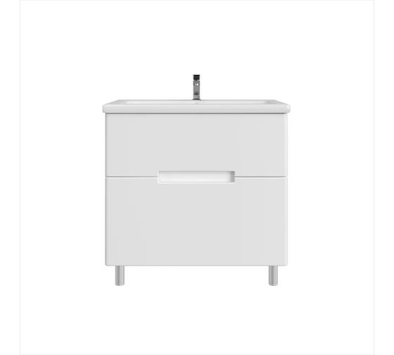 Тумба с раковиной в ванную RUVANN KANI 70 + Como 70 напольная Т.KANI.П-70Н-KIT-COM 1