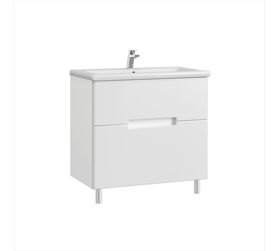 Тумба с раковиной в ванную RUVANN KANI 70 + Como 70 напольная Т.KANI.П-70Н-KIT-COM