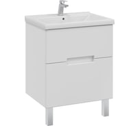 Тумба с раковиной в ванную RUVANN KANI 60 + Миранда 60 напольная Т.KANI.П-60Н-KIT-MIR