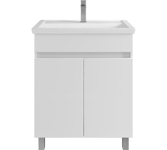 Тумба с раковиной в ванную RUVANN FORTO 70 + Фостер 70 напольная Т.FORTO.П-70Н-KIT-FOS 1