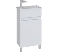 Тумба с раковиной в ванную RUVANN FORTO 45 + Фостер 45 напольная Т.FORTO.П-45Н-KIT-FOS