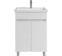 Тумба с раковиной в ванную RUVANN FORTO 60 + Фостер 60 напольная Т.FORTO.П-60Н-KIT-FOS