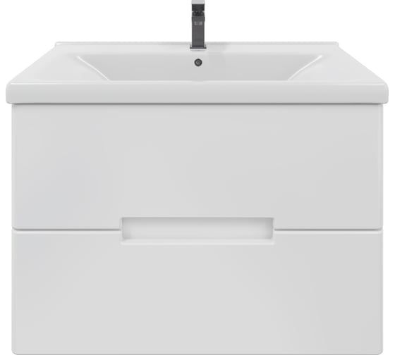 Тумба с раковиной в ванную RUVANN KANI 80 + Миранда 80 подвесная Т.KANI.П-80П-KIT-MIR 1