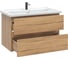 Тумба с раковиной в ванную RUVANN DREVA 70 + Фостер 70 подвесная Т.DREVA.Д-70П-KIT-FOS 6