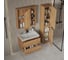 Тумба с раковиной в ванную RUVANN DREVA 70 + Фостер 70 подвесная Т.DREVA.Д-70П-KIT-FOS 3