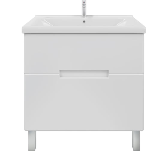 Тумба с раковиной в ванную RUVANN KANI 80 + Миранда 80 напольная Т.KANI.П-80Н-KIT-MIR 1