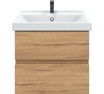 Тумба с раковиной в ванную RUVANN DREVA 50 + Фест 50 подвесная Т.DREVA.Д-50П-KIT-FES