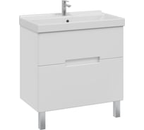 Тумба с раковиной в ванную RUVANN KANI 80 + Фест 80 напольная Т.KANI.П-80Н-KIT-FES
