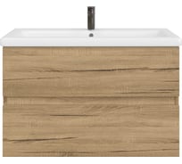 Тумба с раковиной в ванную RUVANN DREVA 70 + Como 70 подвесная Т.DREVA.Д-70П-KIT-COM