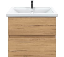 Тумба с раковиной в ванную RUVANN DREVA 50 + Фостер 50 подвесная Т.DREVA.Д-50П-KIT-FOS