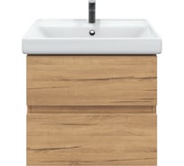 Тумба с раковиной в ванную RUVANN DREVA 50 + Енисей 50 подвесная Т.DREVA.Д-50П-KIT-ENI
