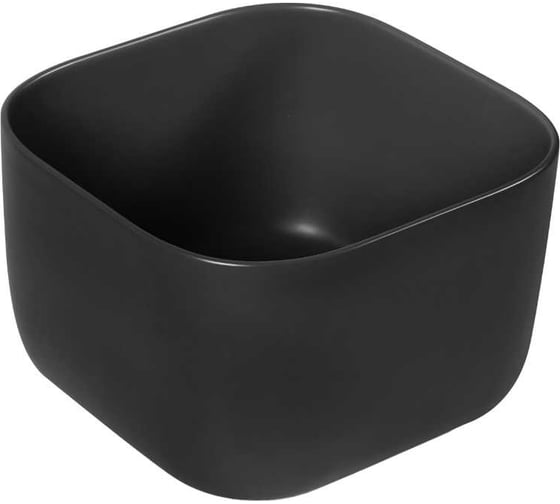 Керамическая раковина Santi Line накладная (чёрная матовая) SL-1111MB