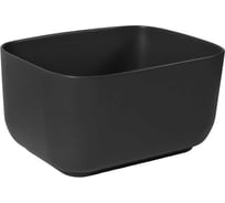 Керамическая раковина Santi Line накладная (чёрная матовая) SL-1112MB