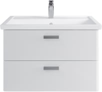 Тумба в ванную подвесная с раковиной RUVANN WELLEN 80 + Фостер 80 Т.WELLEN.Э-80П-KIT-FOS