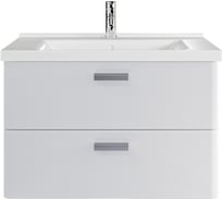 Тумба в ванную подвесная с раковиной RUVANN WELLEN 80 + Миранда 80 Т.WELLEN.Э-80П-KIT-MIR