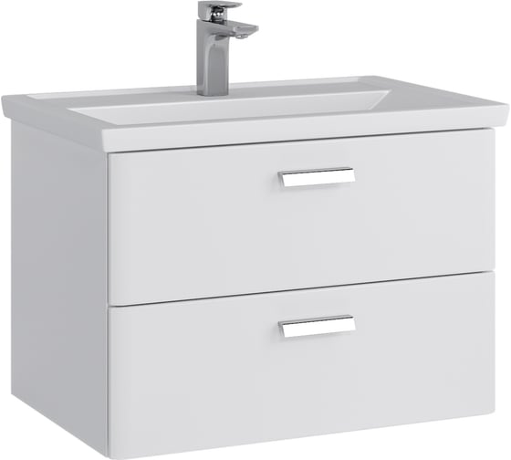 Тумба с раковиной WELLEN 70 + Фостер 70 в ванную подвесная RUVANN Т.WELLEN.Э-70П-KIT-FOS