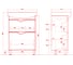 Тумба в ванную напольная с раковиной RUVANN YUTON 60 + Клермонт 60 Т.YUTON.П-60Н-KIT-KLE 9