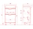 Тумба с раковиной YUTON 50 + Клермонт 50 в ванную напольная RUVANN Т.YUTON.П-50Н-KIT-KLE 9