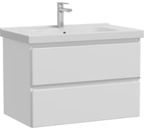 Тумба с раковиной в ванную RUVANN TVILS 80 + Гармония 80 подвесная Т.TVILS.Э-80П-KIT-GAR