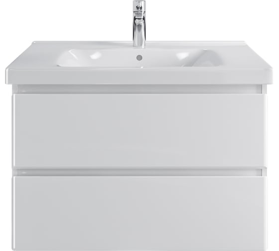 Тумба с раковиной в ванную RUVANN TVILS 80 + Гармония 80 подвесная Т.TVILS.Э-80П-KIT-GAR 1
