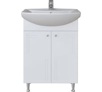 Тумба с раковиной в ванную RUVANN VASA 60 + Грация напольная Т.VASA.П-60Н-KIT-GRA