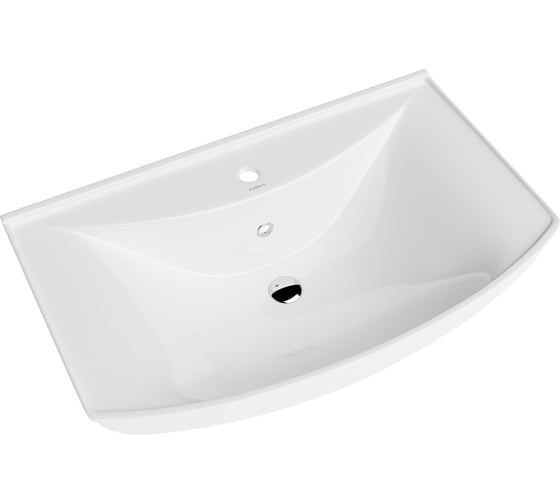 Тумба с раковиной в ванную RUVANN VERY 65 + Стиль 65 напольная Т.VERY.Э-65Н-KIT-STI