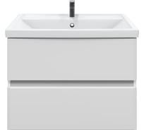 Тумба подвесная с раковиной в ванную RUVANN WELLA 80 + Фостер 80 Т.WELLA.П-80П-KIT-FOS
