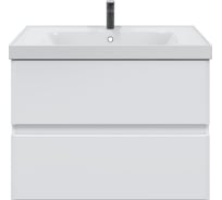 Тумба подвесная с раковиной в ванную RUVANN WELLA 70 + Грейс 70 Т.WELLA.П-70П-KIT-GRE