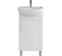 Тумба с раковиной RUVANN NEWA 45 + Уют 45 в ванную, напольная Т.NEWA.П-45-KIT-UYuT