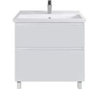 Тумба с раковиной RUVANN STELLO 80 + Фест 80 в ванную, напольная Т.STELLO.Э-80Н-KIT-FES