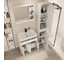 Тумба с раковиной RUVANN NIKA 80 + Фест 80 в ванную, напольная Т.NIKA.П-80Н-KIT-FES 4