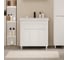 Тумба с раковиной RUVANN NIKA 80 + Фостер 80 в ванную, напольная Т.NIKA.П-80Н-KIT-FOS 2