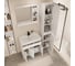 Тумба с раковиной RUVANN NIKA 80 + Фостер 80 в ванную, напольная Т.NIKA.П-80Н-KIT-FOS 4