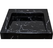 Раковина над стиральной машиной Stella Polar Берта 60x50, черный мрамор SP-00001744