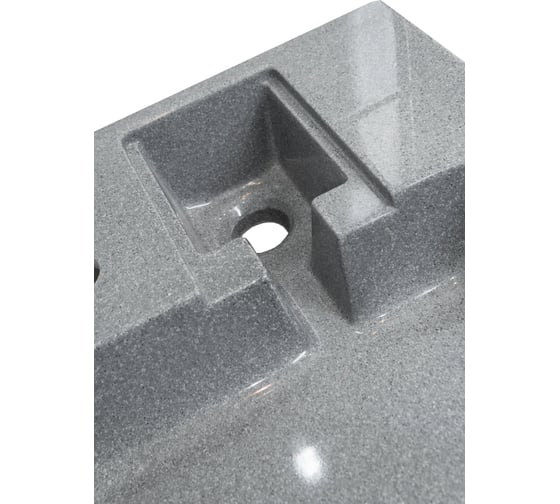 Раковина над стиральной машиной Stella Polar Солярис 60x50, серая SP-00001679