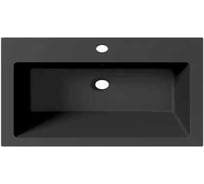 Раковина для ванной uperwood Megan 60x48x16,5 см, черная матовая 45481000001