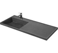 Лондри AQUATON 120 Раковина ЛЕВАЯ ГРАФИТ 00092908 1A72843KLH21L