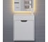 Тумба с раковиной для ванной uperwood Modul 50 см, подвесная, матовая, белая/графит 393020555 11