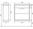 Тумба с раковиной для ванной uperwood Modul 60 см, подвесная, матовая, белая 393020556 7