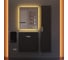 Тумба с раковиной для ванной uperwood Modul 60 см, подвесная, матовая, черная 393020547 8