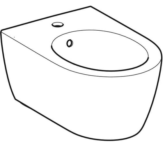 Биде подвесное GEBERIT iCon 355x540 мм 501.898.00.1 (замена для 234000000) 00000140792