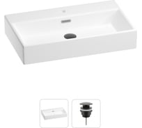 Подвесная накладная или мебельная раковина Wellsee для ванной комнаты Graceful Pro в наборе 2 в 1 202011492