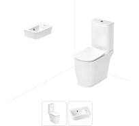 Унитаз-компакт Lavinia Boho Bell Pro в комплекте 2 в 1 для туалета 202008290