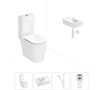 Унитаз-компакт Lavinia Boho Bell Pro в комплекте 4 в 1 для туалета 202008459