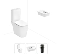 Унитаз-компакт Lavinia Boho Bell Pro в комплекте 3 в 1 для туалета 202008366
