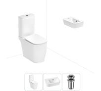 Унитаз-компакт Lavinia Boho Bell Pro в комплекте 3 в 1 для туалета 202008365