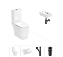 Унитаз-компакт Lavinia Boho Bell Pro в комплекте 4 в 1 для туалета 202008456